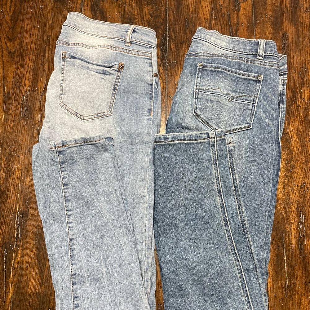 Bundle of TWO NY&Co Soho Leggings Size 10, 30 in inseam